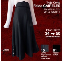 2100809 Ladies Spanish Split skirt 