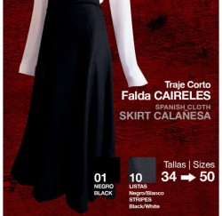 2100810 Ladies Spanish Calanesa skirt 