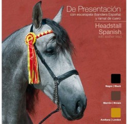 21019340 Presentation Halter with Spanish Ribbon