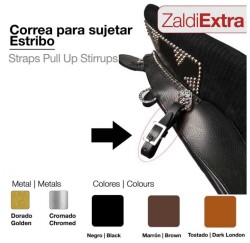 01027130 Leather Stirrup Pick Up Straps