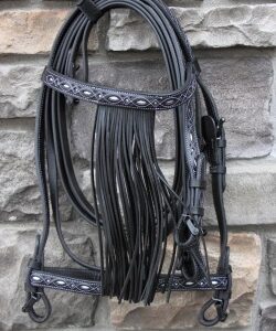 21019128 Spanish Repujada Bridle