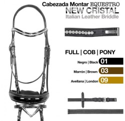 21019234 Itallian Crystal Dressage Bridle.