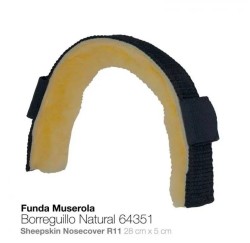 210451900 sheepskin cover for Muserola