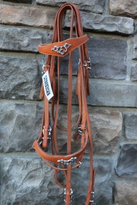 0058 Mixed Cortesia German Bridle - Image 5